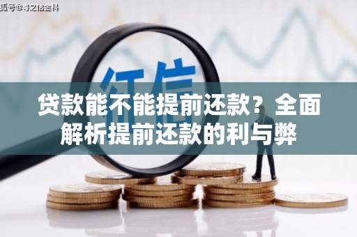 周宁贷款能不能提前还款？全面解析提前还款的利与弊