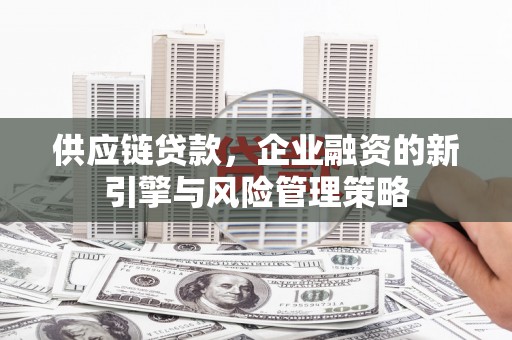 周宁供应链贷款，企业融资的新引擎与风险管理策略