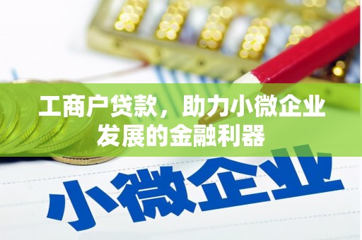 周宁工商户贷款，助力小微企业发展的金融利器