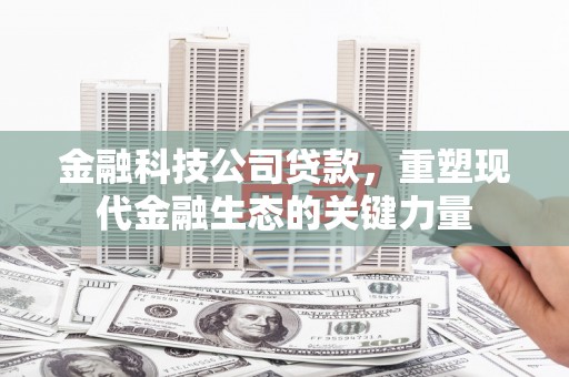 周宁金融科技公司贷款，重塑现代金融生态的关键力量
