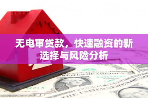 周宁无电审贷款，快速融资的新选择与风险分析