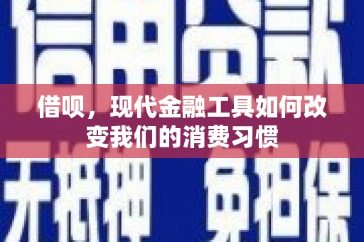 周宁借呗，现代金融工具如何改变我们的消费习惯