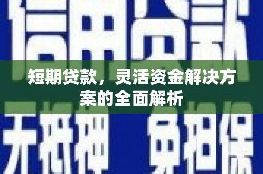 周宁短期贷款，灵活资金解决方案的全面解析