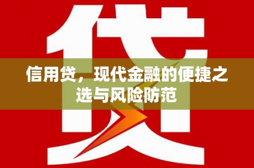 周宁信用贷，现代金融的便捷之选与风险防范