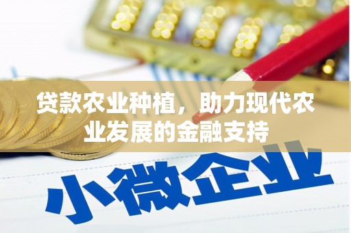 周宁贷款农业种植，助力现代农业发展的金融支持